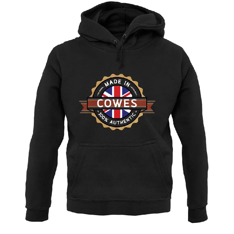 Made In Cowes 100% Authentic Unisex Hoodie Hoodie with Button Classic Timeless