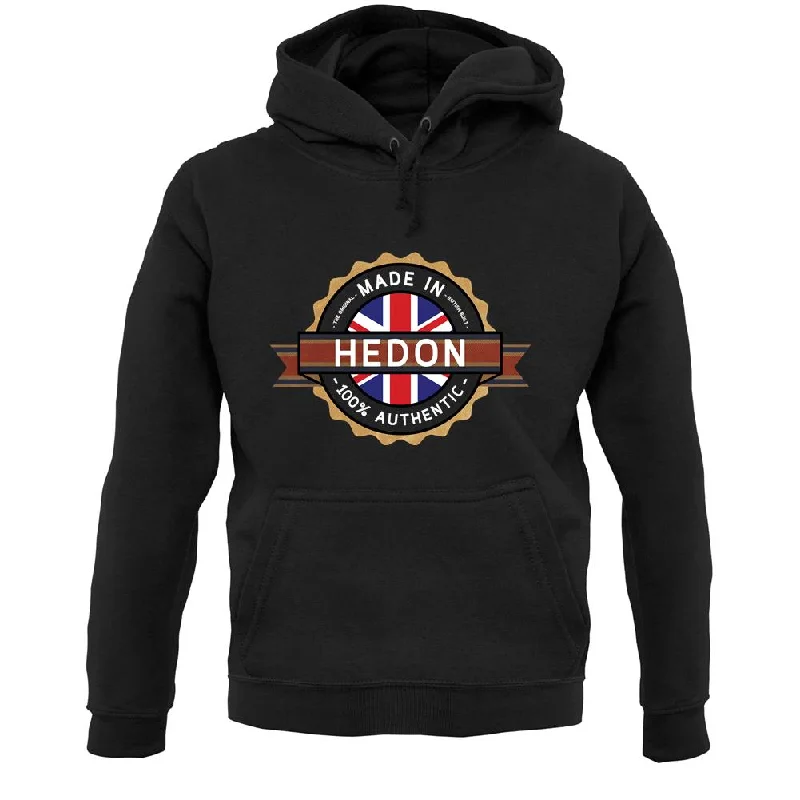 Made In Hedon 100% Authentic Unisex Hoodie Hoodie with Elastic Cuffs Stretchable Comfortable