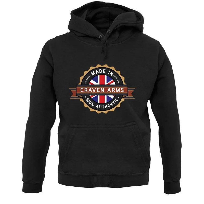 Made In Craven Arms 100% Authentic Unisex Hoodie Oversized Hoodie Comfort Casual