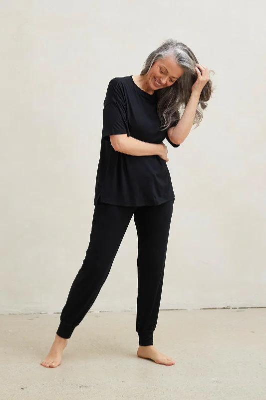 Oversized Tee + Harem Pant Lightweight Linen Pants