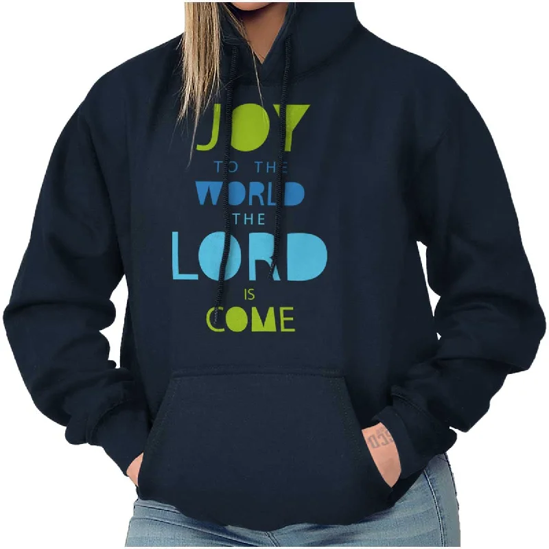 Joy To The World Hoodie Hoodie with Print Artistic Unique