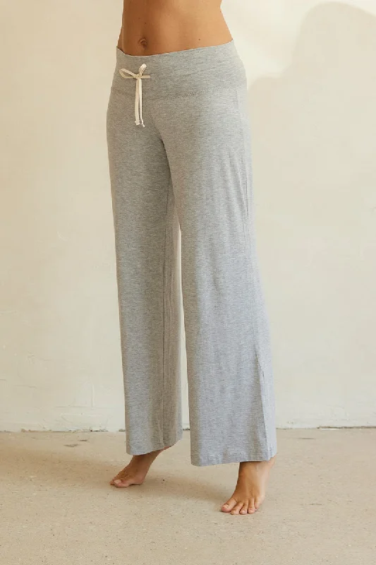 Pajama Pant Trendy Wide-Leg Pants