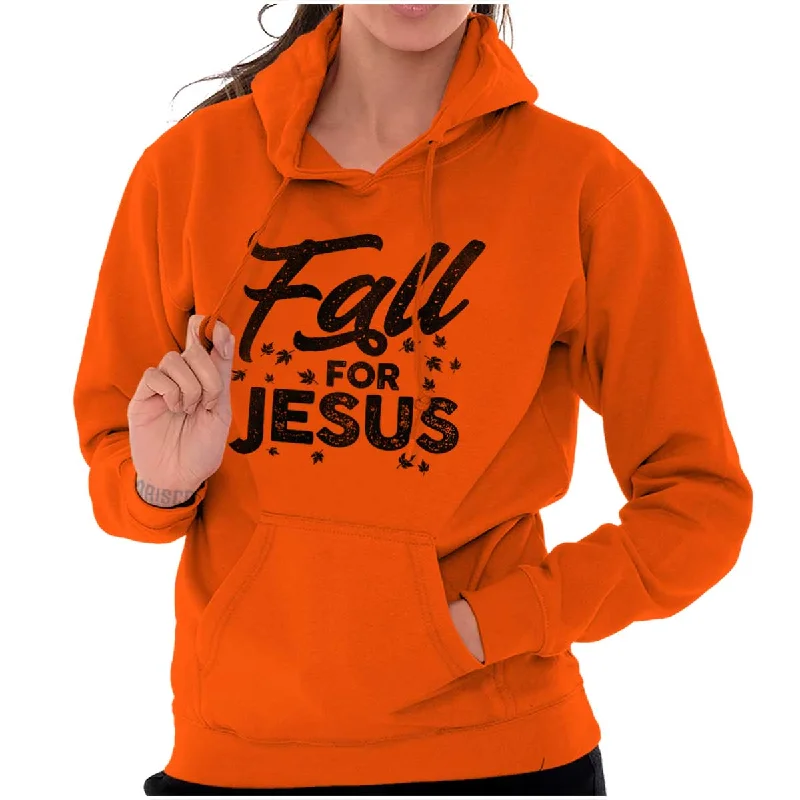 Fall for Jesus Hoodie Hoodie with Magnetic Closure Innovative Modern