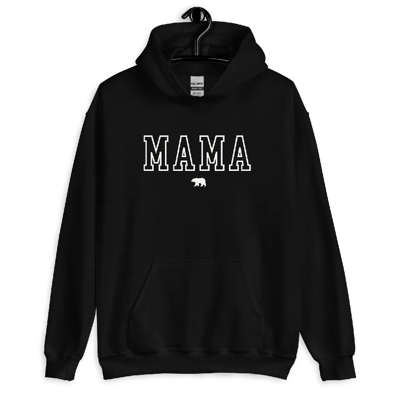 Strong Mama Bear Hoodie Hoodie with Longline Fit Extended Stylish