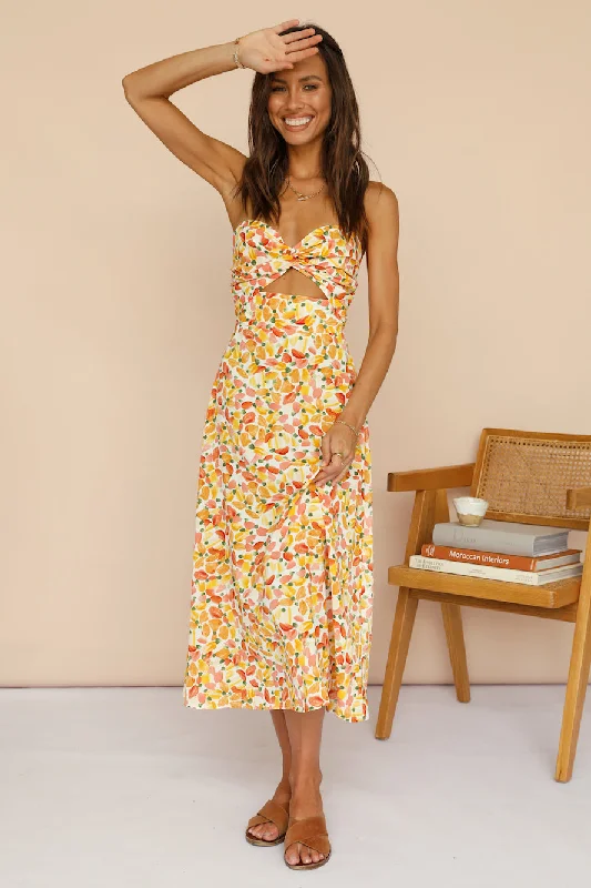 Trembling Heart Maxi Dress Stylish Longline Maxi Dress