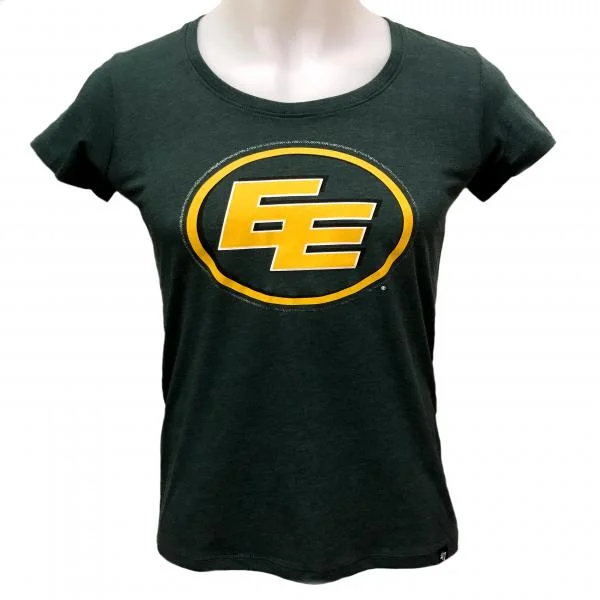 Edmonton Elks- 47 Womens Halo Club Scoop Neck Tee Fleece Fabric Down Fabric Feather Fabric