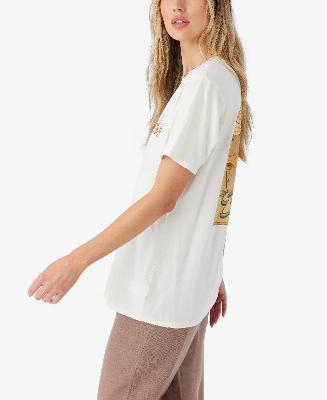 CANYON POPPY TEE Zippered Front Buttoned Front Snap Front