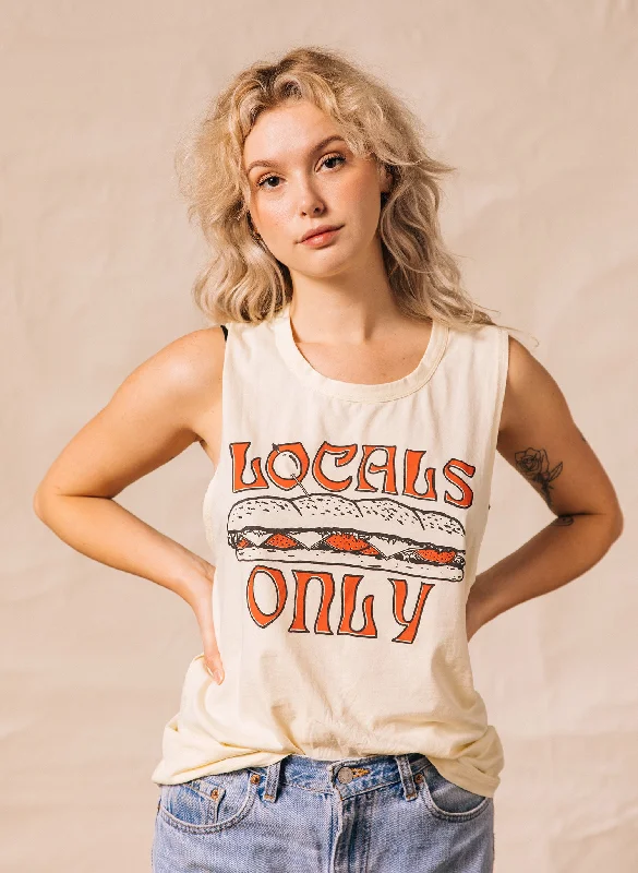 Locals Only Muscle Tee Modern Contemporary Chic