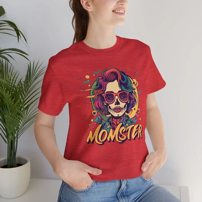 Momster T-Shirt Lace Blend Ribbed Blend Corduroy Blend