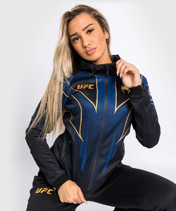 Sweatshirt à Capuche Femme UFC Venum Authentic Fight Night 2.0 - Midnight Edition - Champion Lace Blend Ribbed Blend Corduroy Blend