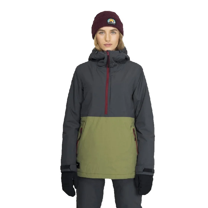 Castine Anorak Jacket - Womens Boat Neck Shawl Collar Notched Collar