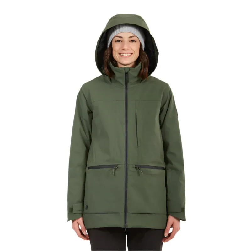 Elevation Ski Jacket - Womens Belted Jacket Elasticated Jacket Padded Jacket