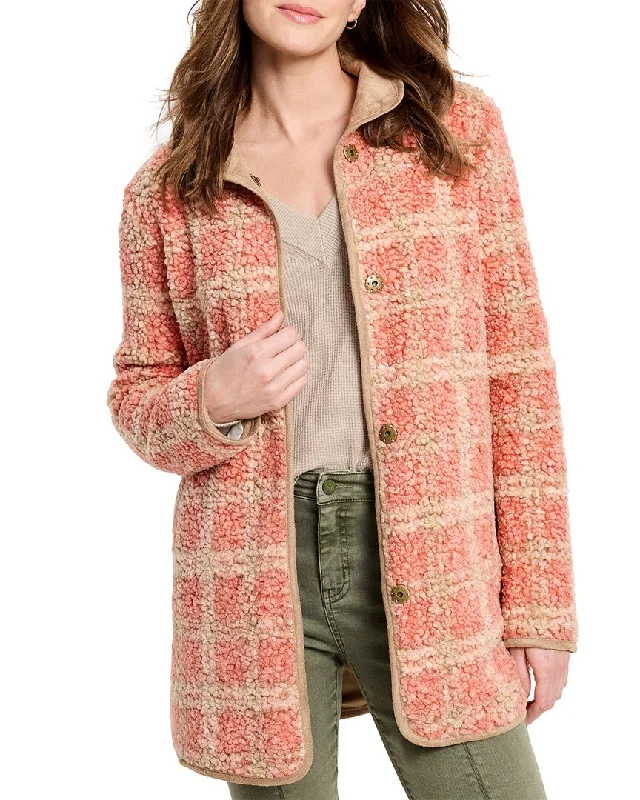 NIC & ZOE Sunset Sherpa Jacket Insulated Jacket Fitted Jacket Loose Jacket