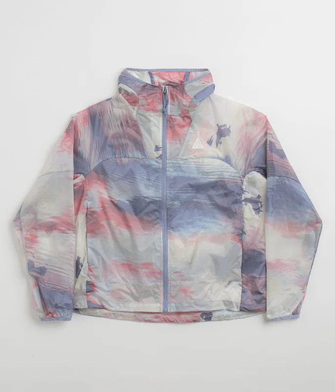 Nike ACG Womens Cinder Cone Full-Zip Jacket - Light Armory Blue / Summit White Hoodie Zip-Up Jacket Button-Up Jacket