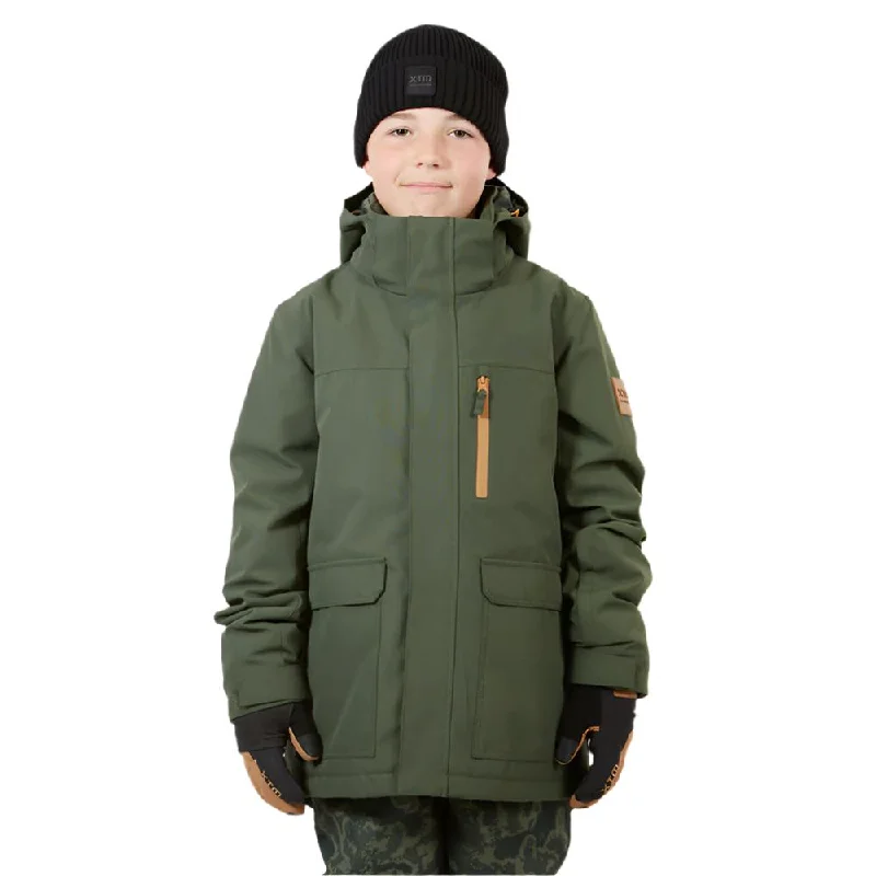 Rumble Ski Jacket - Kids Hoodie Zip-Up Jacket Button-Up Jacket