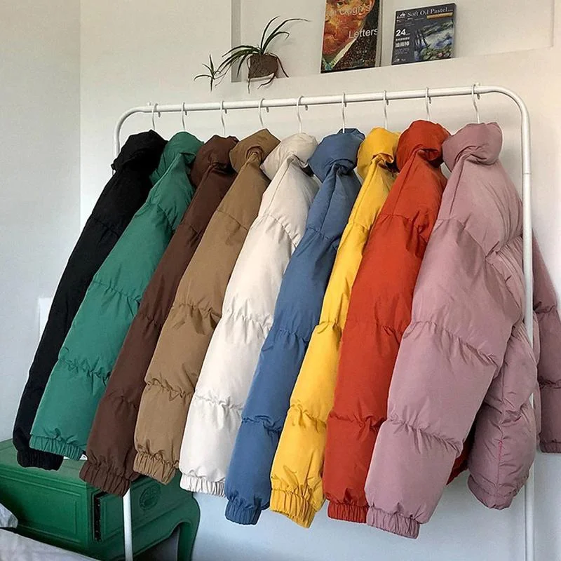 Colorful Bubble Coat Winter Jacket Parka Clothes Puffer Jackets Striped Jacket Polka Dot Jacket Floral Jacket