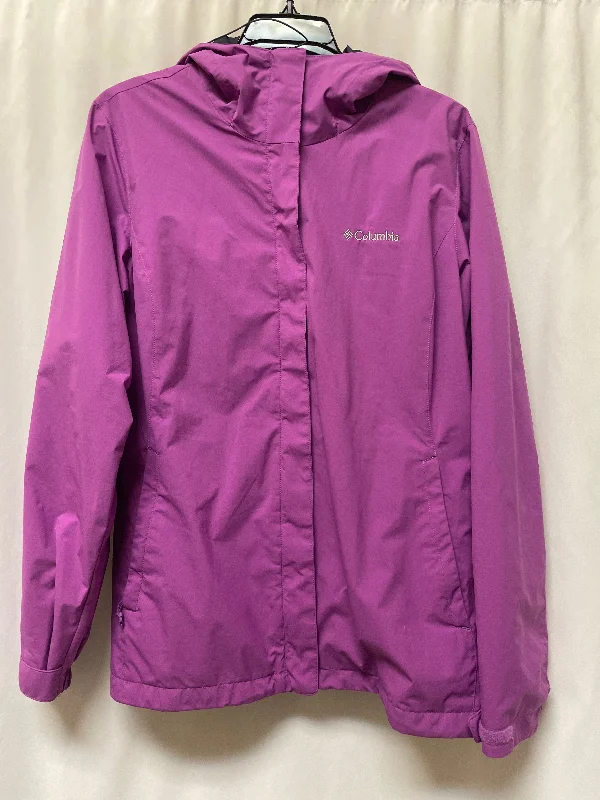 Jacket Other By Columbia In Purple, Size: L Fleece Jacket Down Jacket Feather Jacket