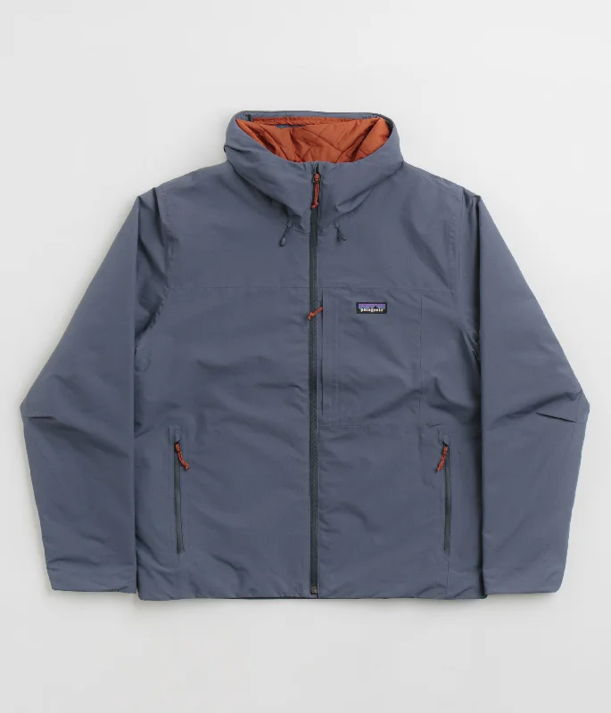 Patagonia Windshadow Jacket - Smolder Blue Welt Pockets Slit Pockets Flap Pockets