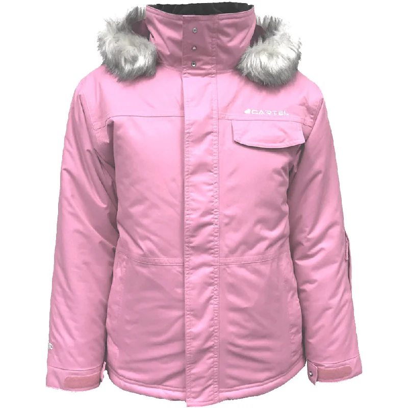 Peaches Ski Jacket - Kids Nylon Fabric Polyester Fabric Spandex Fabric