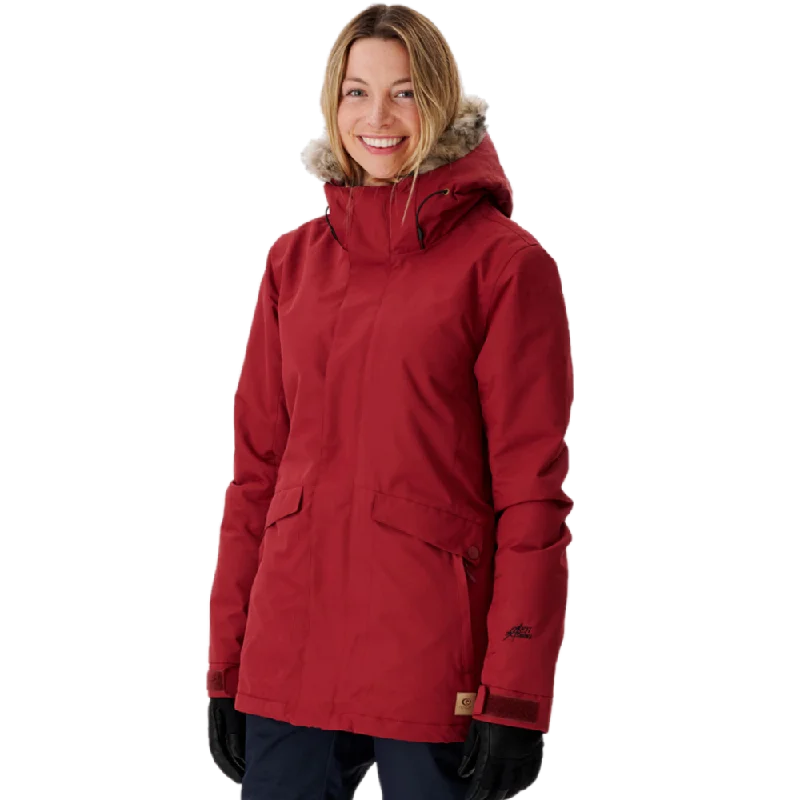 Rider Parker Ski Jacket - Womens Knit Jacket Woven Jacket Fleece Jacket