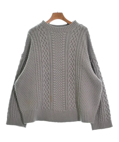 6(ROKU) Sweaters Ribbed Striped Patterned