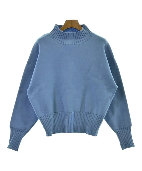 SHENERY Sweaters Mesh Sweater Canvas Denim