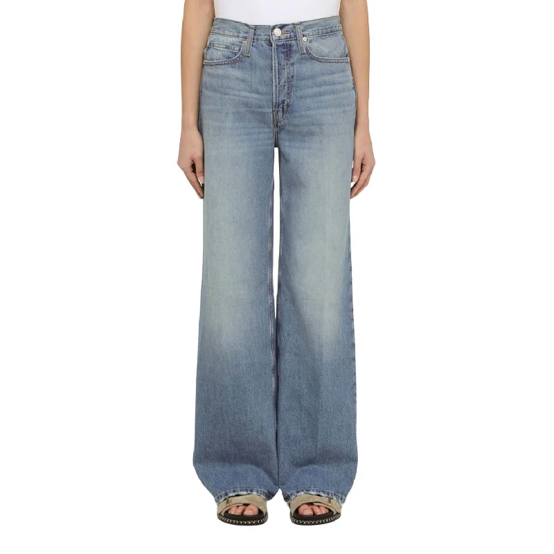 1978 Wide Leg Jeans In Albatross Trendy Paperbag Waist Jeans