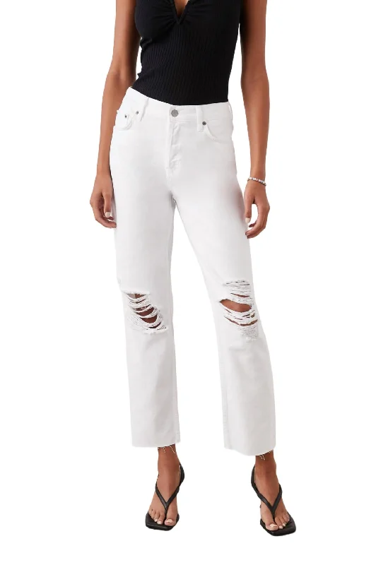 Atwater Jeans In Blanche Fashionable Slim Fit Jeans