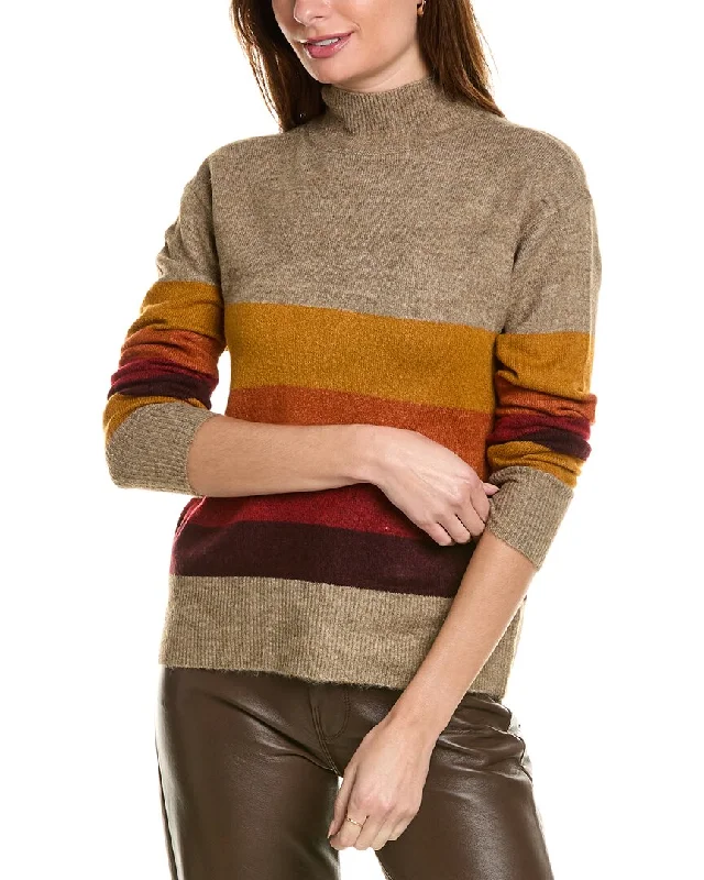 beachlunchlounge Portia Sweater Collared Crew Neck Turtle Neck