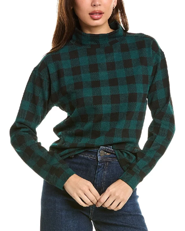 beachlunchlounge Tameron Plaid Sweater Fitted Slim Tailored