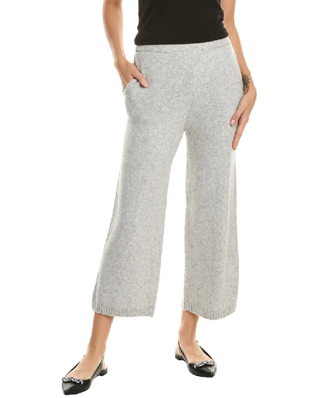 Bobeau Wool-Blend Sweater Pant Spandex Rayon Corduroy