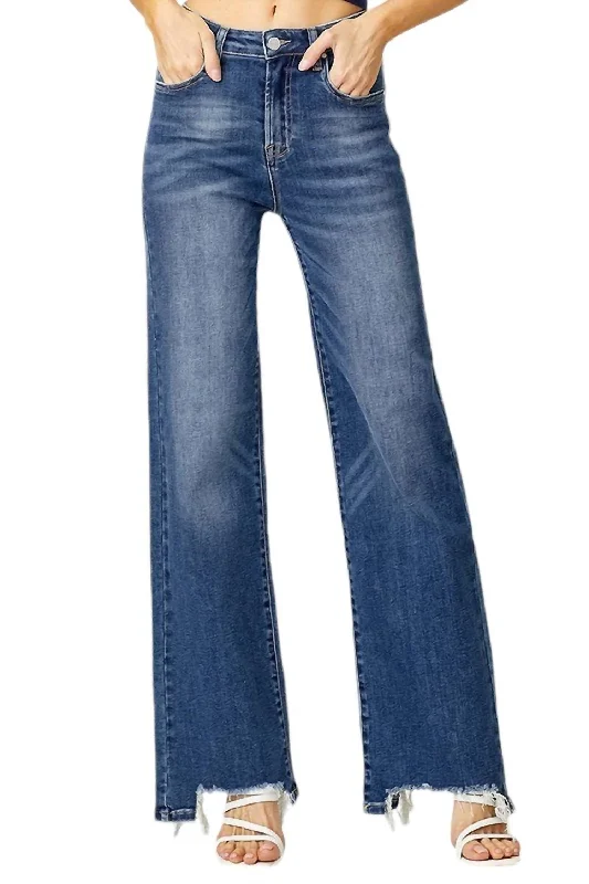 Don't Frett Jeans In Dark Wash Casual Skinny Fit Jeans