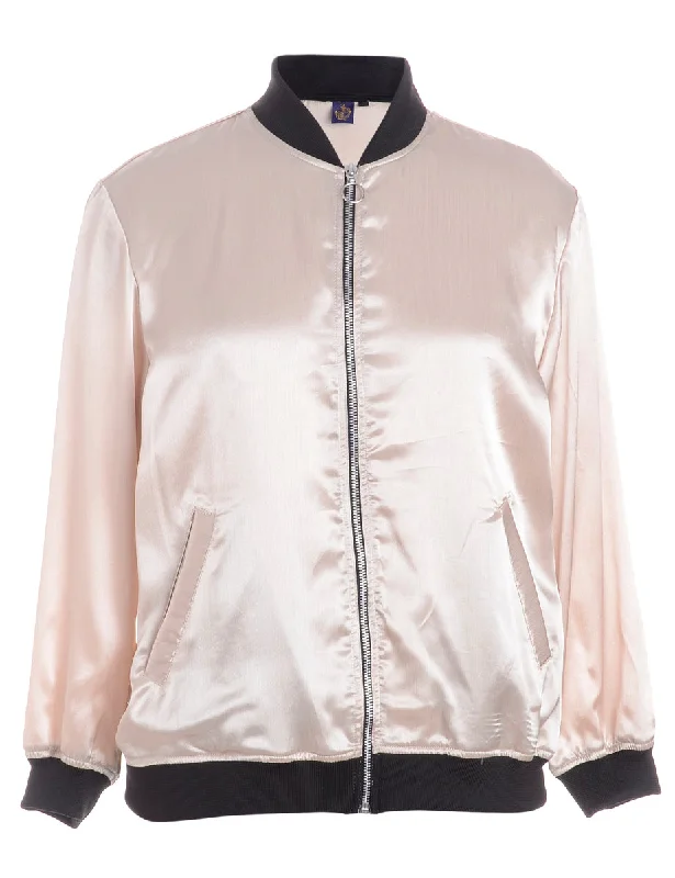 Label Josie Blouse Bomber With Rib Office-Ready Blouse