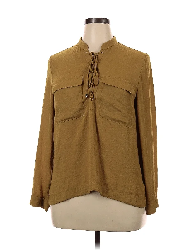 Long Sleeve Blouse Peter Pan Blouse