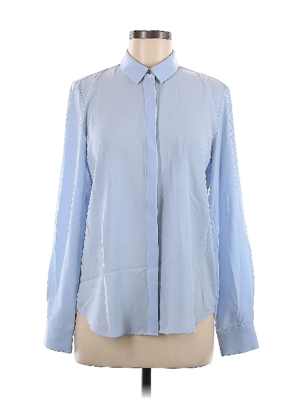 Long Sleeve Blouse Feminine Tie Blouse