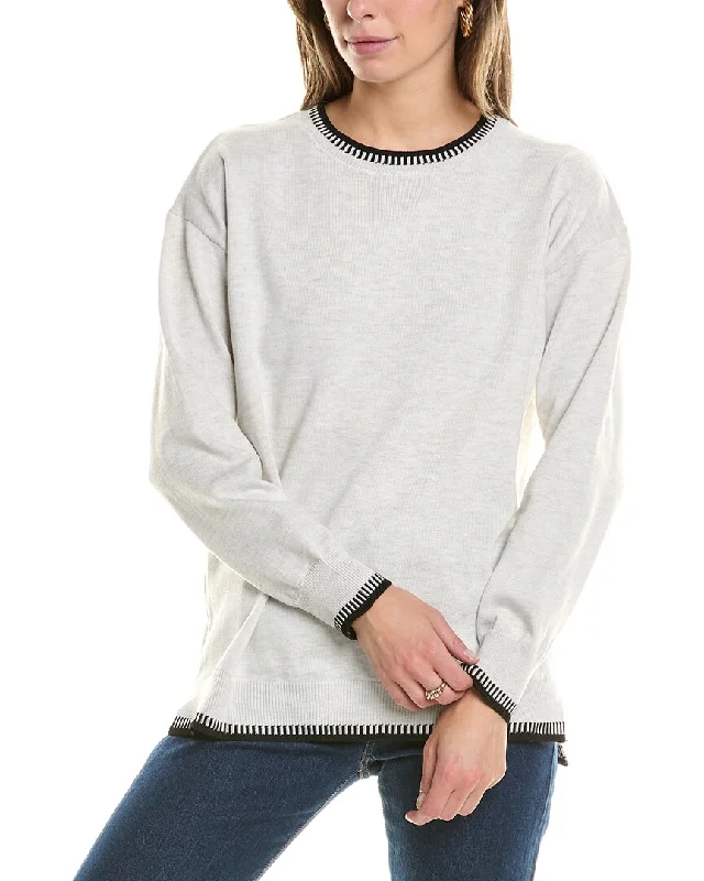 Madison Miles Sweater Boxy Sweater Fitted Sweater A-Line