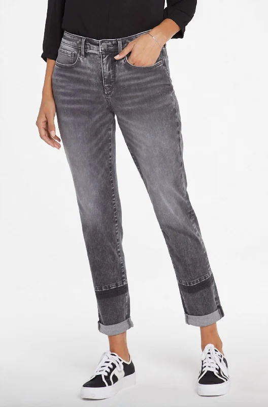 Margot Girlfriend With Rolled Cuff Jean In Nobelle Stylish Slim Fit Denim