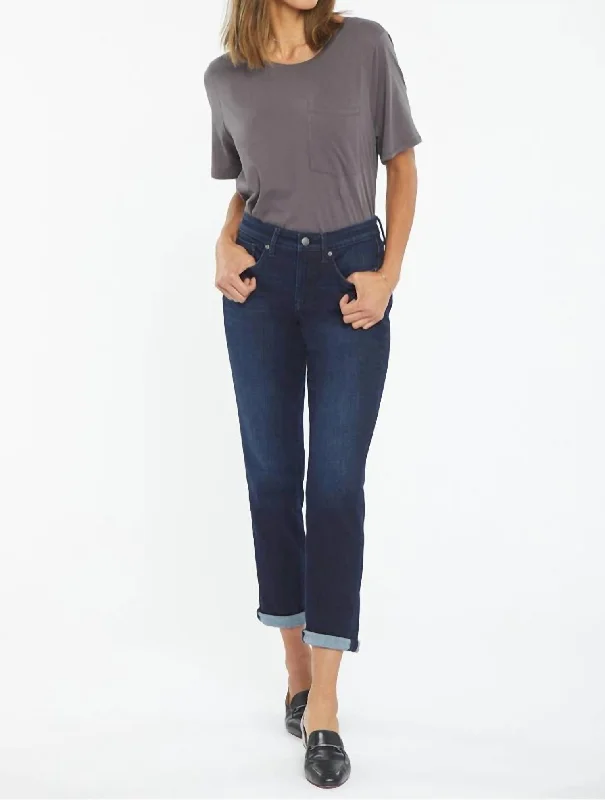 Margot Girlfriend With Rolled Cuff Jean In Rapture Fashionable Bootcut Jeans