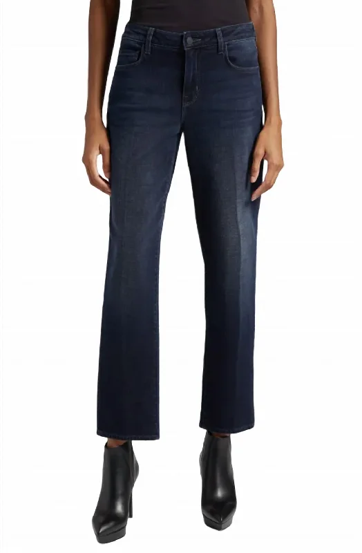 Marjorie Mr. Slouch Slim Fit Straight Leg Jeans In Maverick Comfortable Zip-Fly Denim Jeans