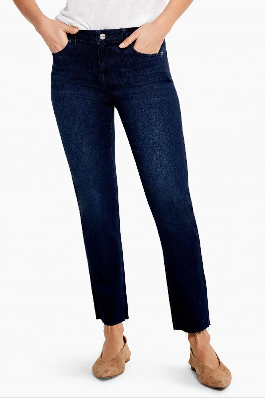 Mid Rise Straight Ankle Jean In Twilight Trendy Flared Leg Jeans