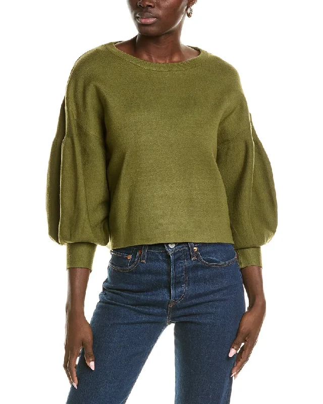 OAT NEW YORK Balloon Sleeve Sweater Bright Pastel Dark