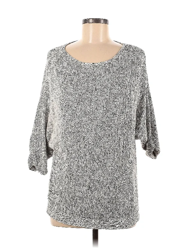 Pullover Sweater Sequined Glittery Shiny