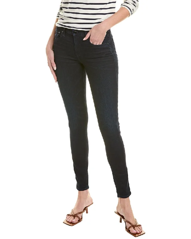 rag & bone Cate Mid-Rise Esme Skinny Jean Comfortable Zip-Fly Denim Jeans