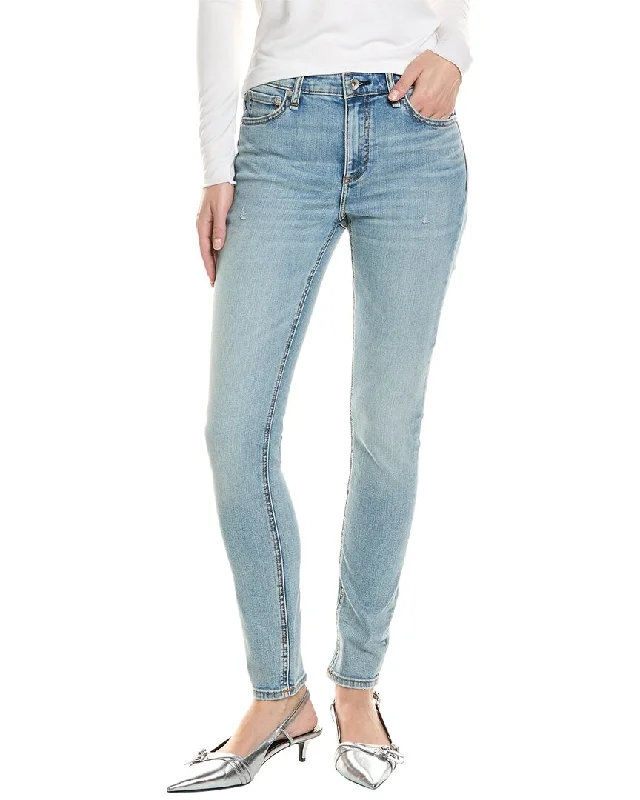 rag & bone Cate Mid-Rise Lou1 Skinny Jean Casual Loose Fit Jeans