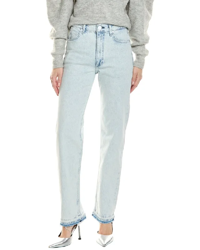 rag & bone Hattie Raquel Straight Jean Elegant Raw Hem Jeans