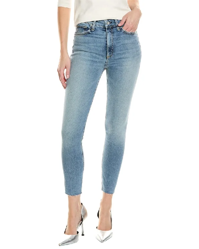 rag & bone High-Rise Ellerly Skinny Jean Trendy Wide-Legged High-Waist Jeans