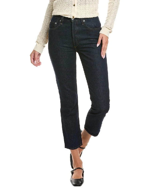 rag & bone Nina Rinse High-Rise Cigarette Jean Comfortable Ankle Jeans