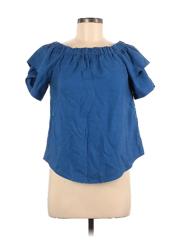 Short Sleeve Blouse Business Casual Blouse