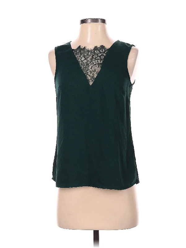 Sleeveless Blouse Cotton Casual Blouse