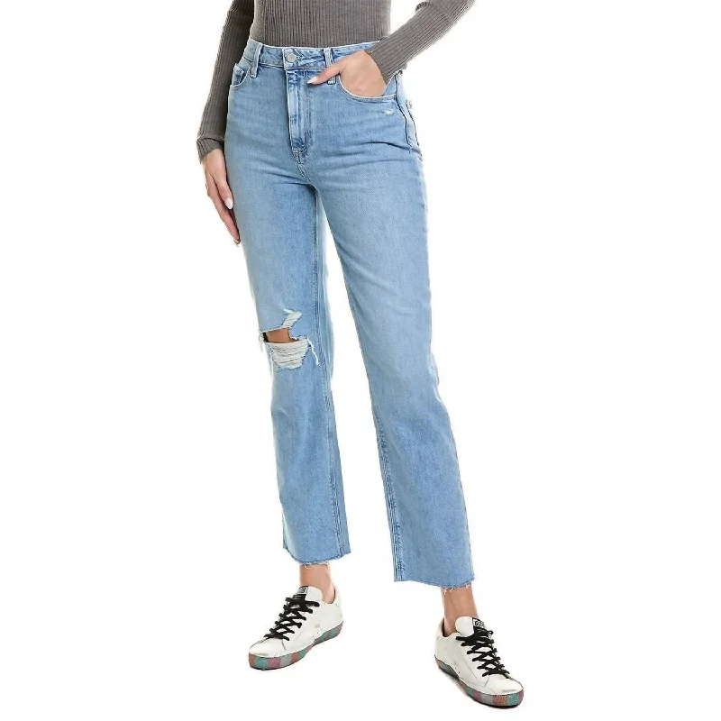 Stella Straight Jean In Gnarly Destructed Trendy Layered Pocket Jeans